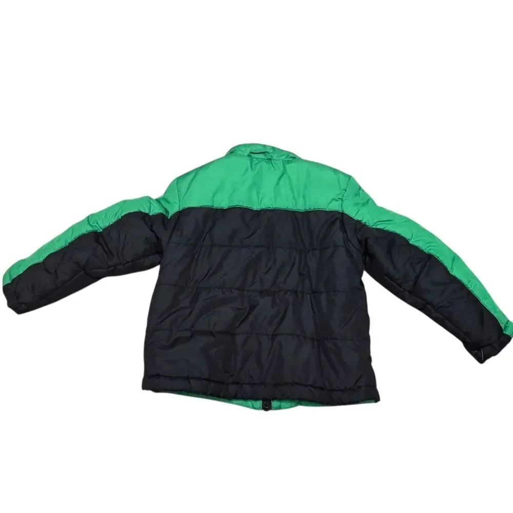 ZeroXposur Kids Puffer Jacket in Green and Black